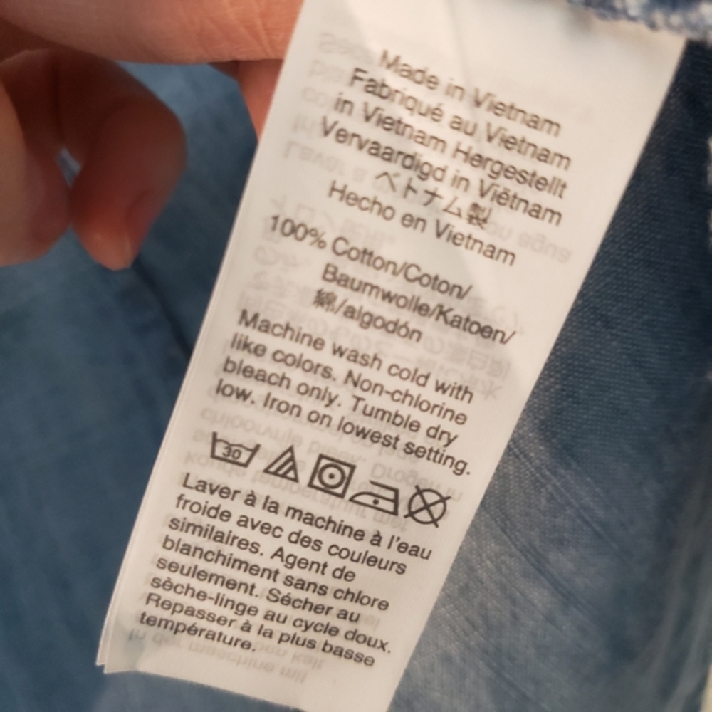 J.‎ Crew Denim Button Up XS - Picture 4 of 5